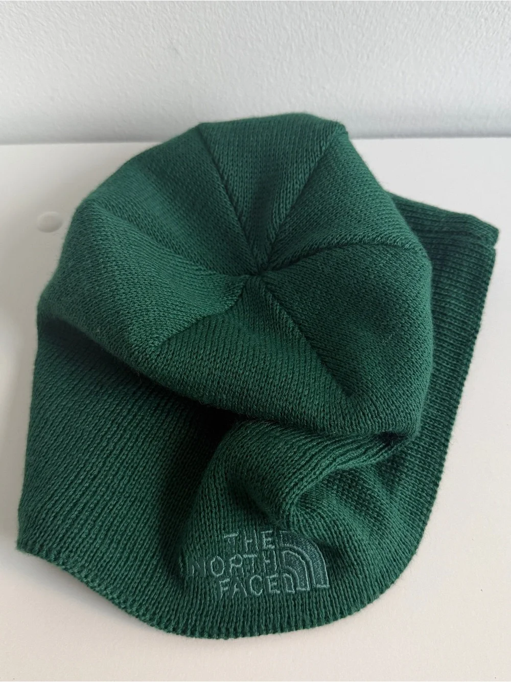 The North Face Dark Green Beanie wool one size